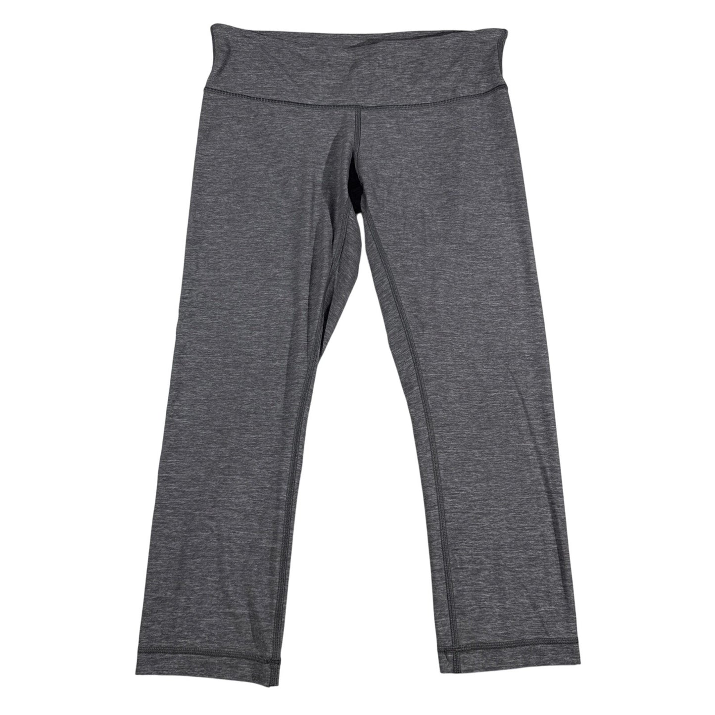 Lululemon Womens Gray Elastic Waist Pull-On Skinny Leg Ankle Leggings Size 8