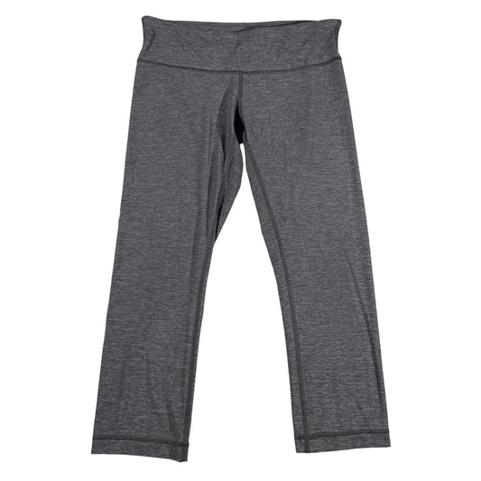 Lululemon Womens Gray Elastic Waist Pull-On Skinny Leg Ankle Leggings Size 8