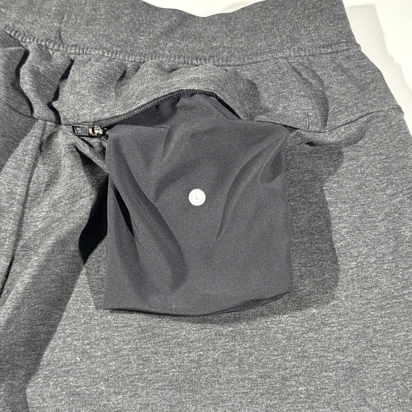 Lululemon City Sweat Shorts Men L Gray 9" French Terry LM7AB5S