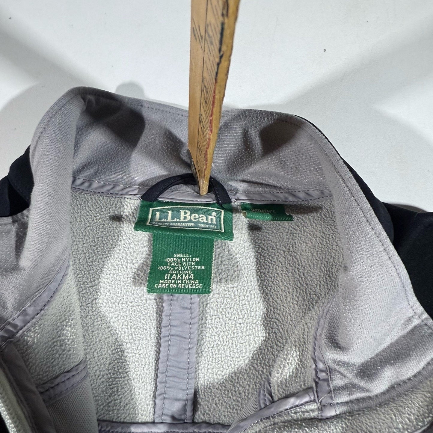 L.L. Bean Women’s Small Softshell Jacket Black Windstopper Gore Windproof S