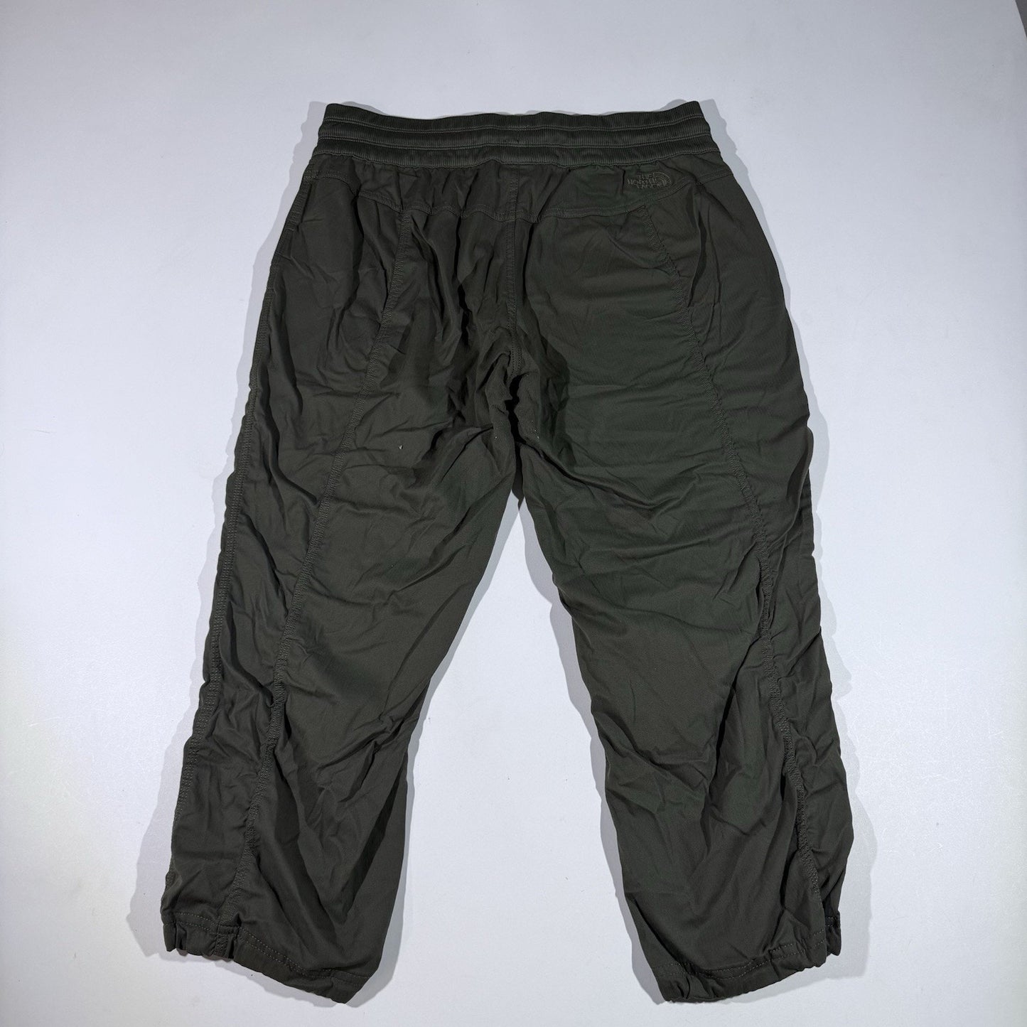 The North Face Aphrodite 2.0 Capri Pants Womens Medium Green Hiking Outdoor