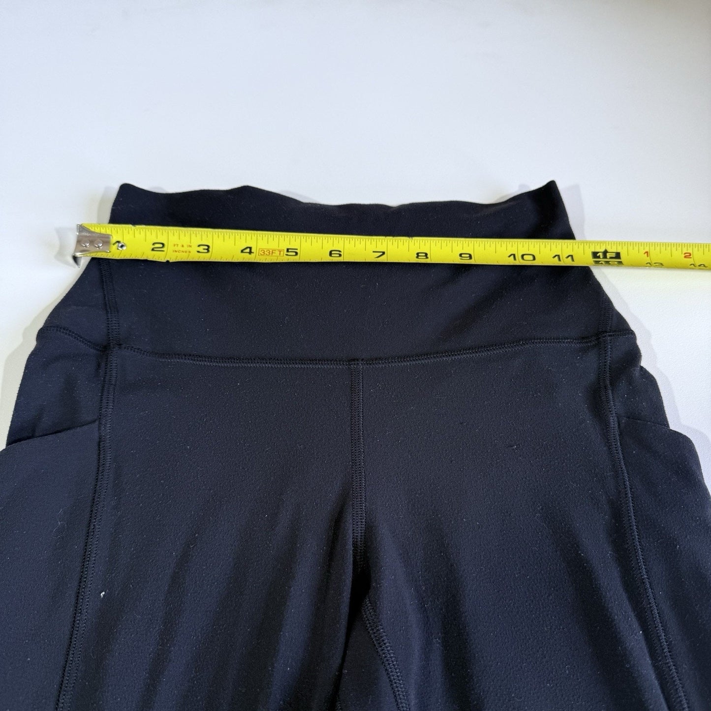 Lululemon Leggings Womens Size 4 Black With Pockets Activewear Pull On Casual